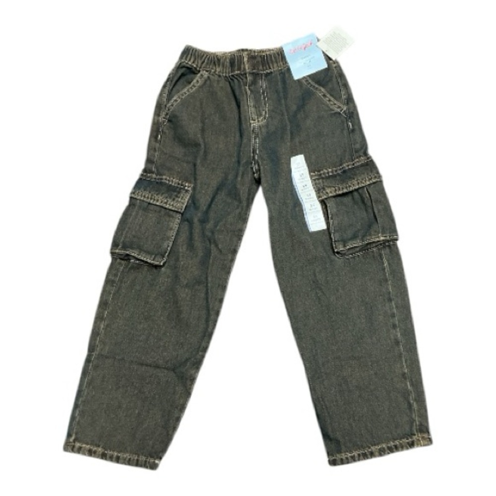 Cat & Jack - NWT - Kids Charcoal Cargo Jeans